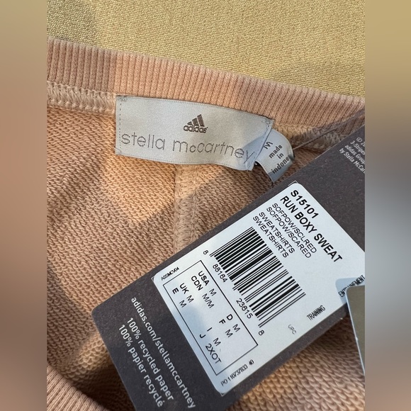 NWT Stella McCartney Adidas Sleeveless Sweatshirt Floral Print M fits like XL - Picture 5 of 8